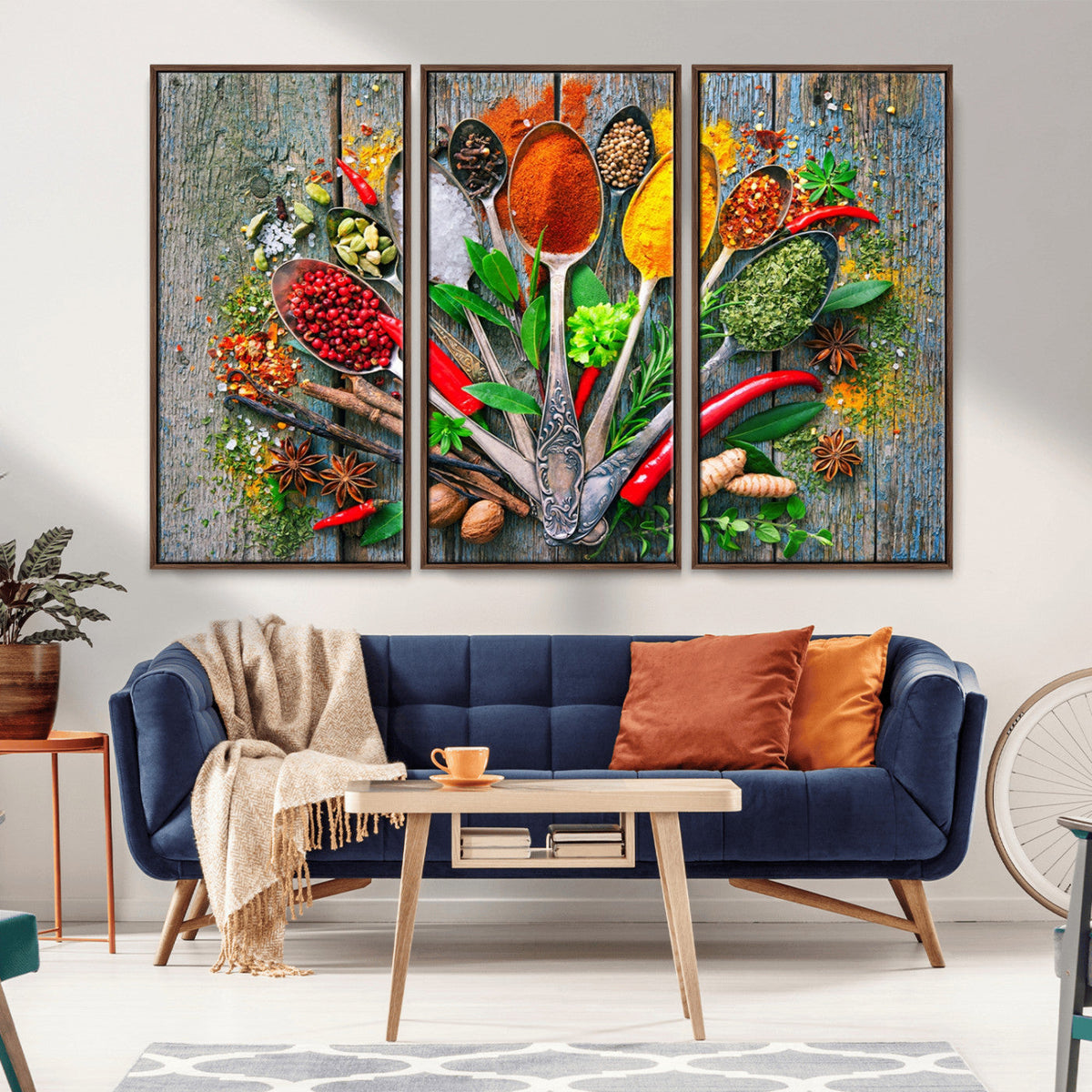Spoonful of Spices Cooking Wall Art Canvas Print - Vibrant