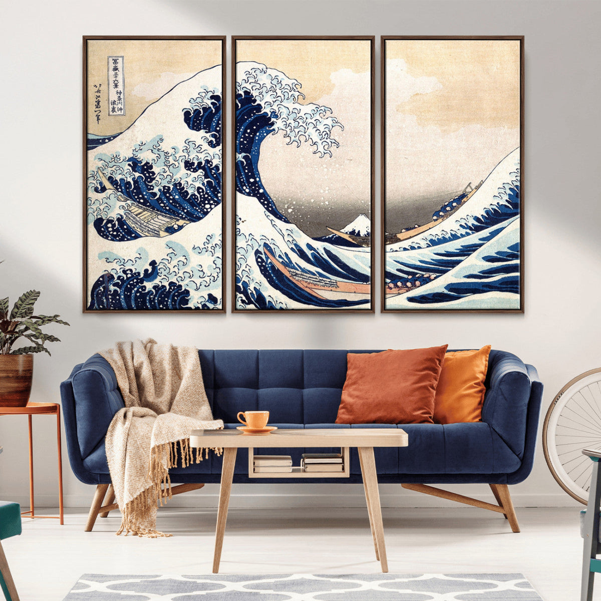 Hokusai: The Breaking Wave off Kanagawa Canvas Print