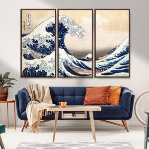 Hokusai: The Breaking Wave off Kanagawa Canvas Print