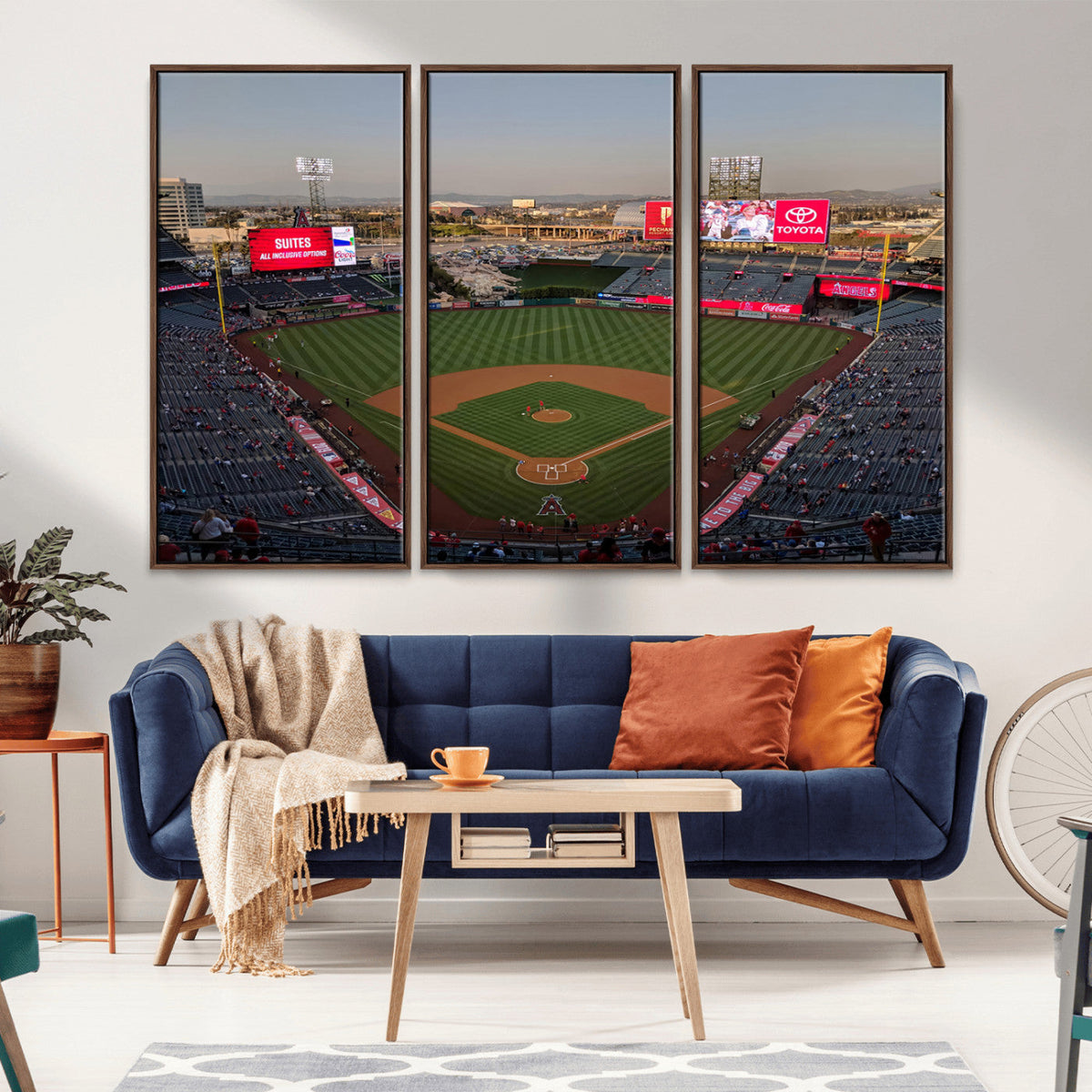 Los Angeles Angels Baseball Canvas Print - Anaheim Angel