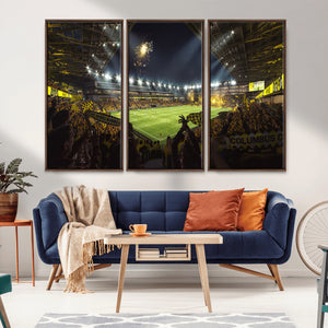 Columbus Crew Soccer Team Print - Columbus Crew Stadium Wall