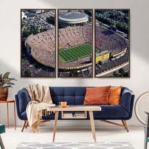 Michigan Wolverines Football Team Print - Ann Arbor Michigan