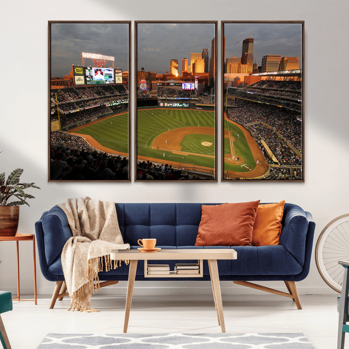 Minnesota Twins Baseball Team Print - Minneapolis Target