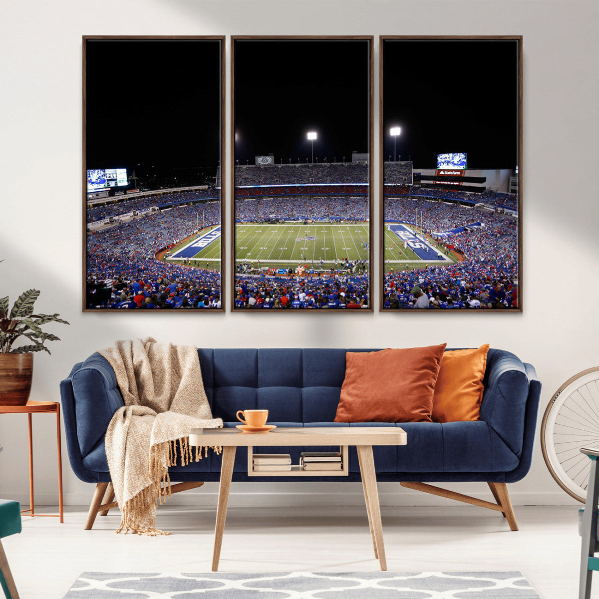 Buffalo Bills Wall Art - Buffalo Bills Stadium Canvas Print,
