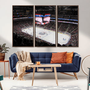 Rogers Place Edmonton Oilers Ice Hockey Stadium Wall Art,