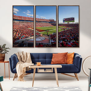 Florida Tampa Raymond James Stadium Wall Art Canvas Print -