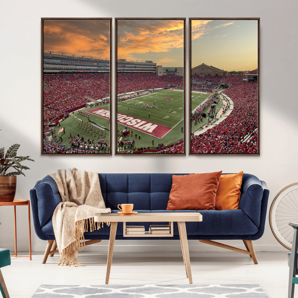 Camp Randall Stadium Wisconsin Badgers Large Wall Art Canvas