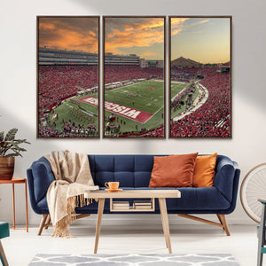 Camp Randall Stadium Wisconsin Badgers Large Wall Art Canvas