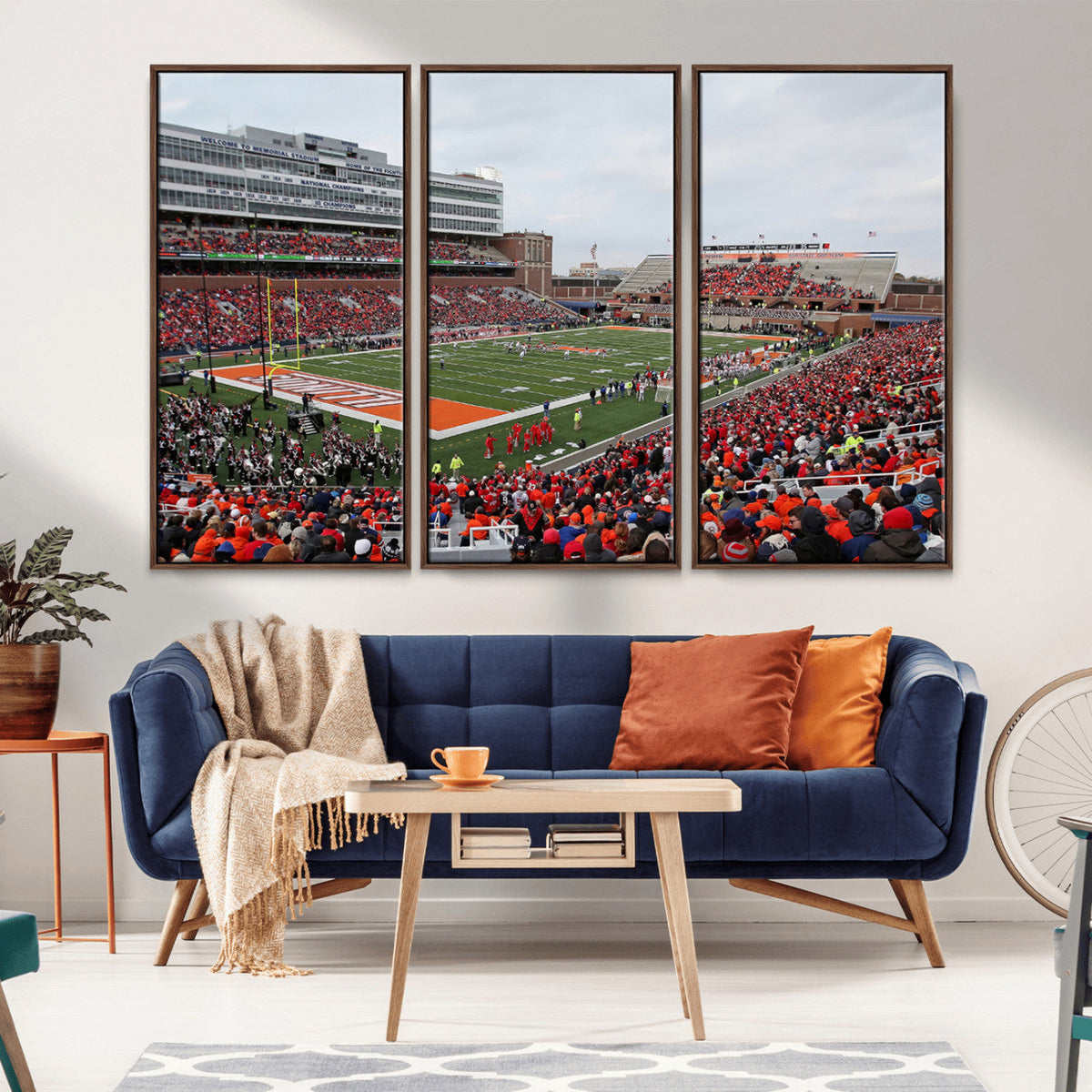 University of Illinois Fighting Illini Football Team Print -