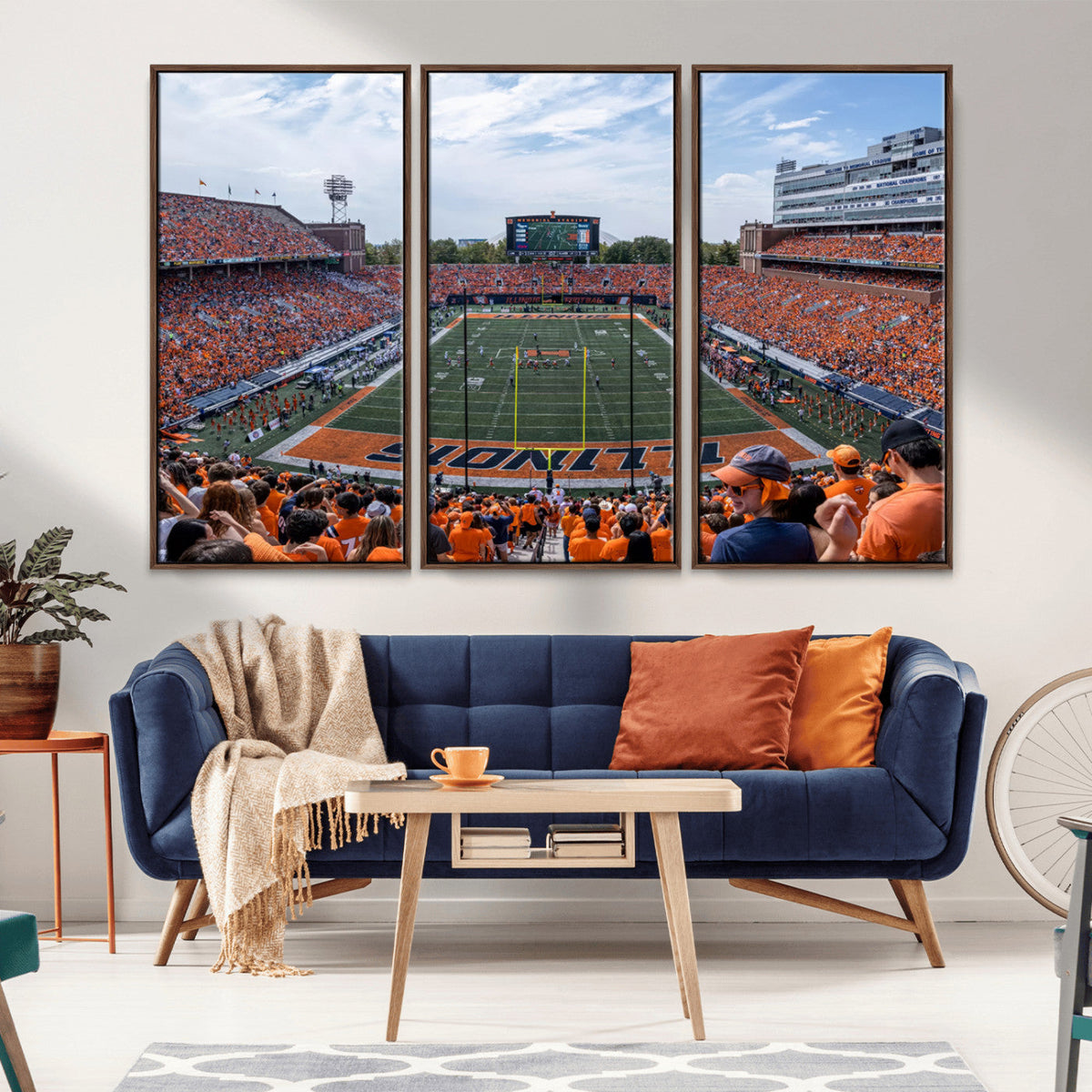 University of Illinois Fighting Illini Football Team Print