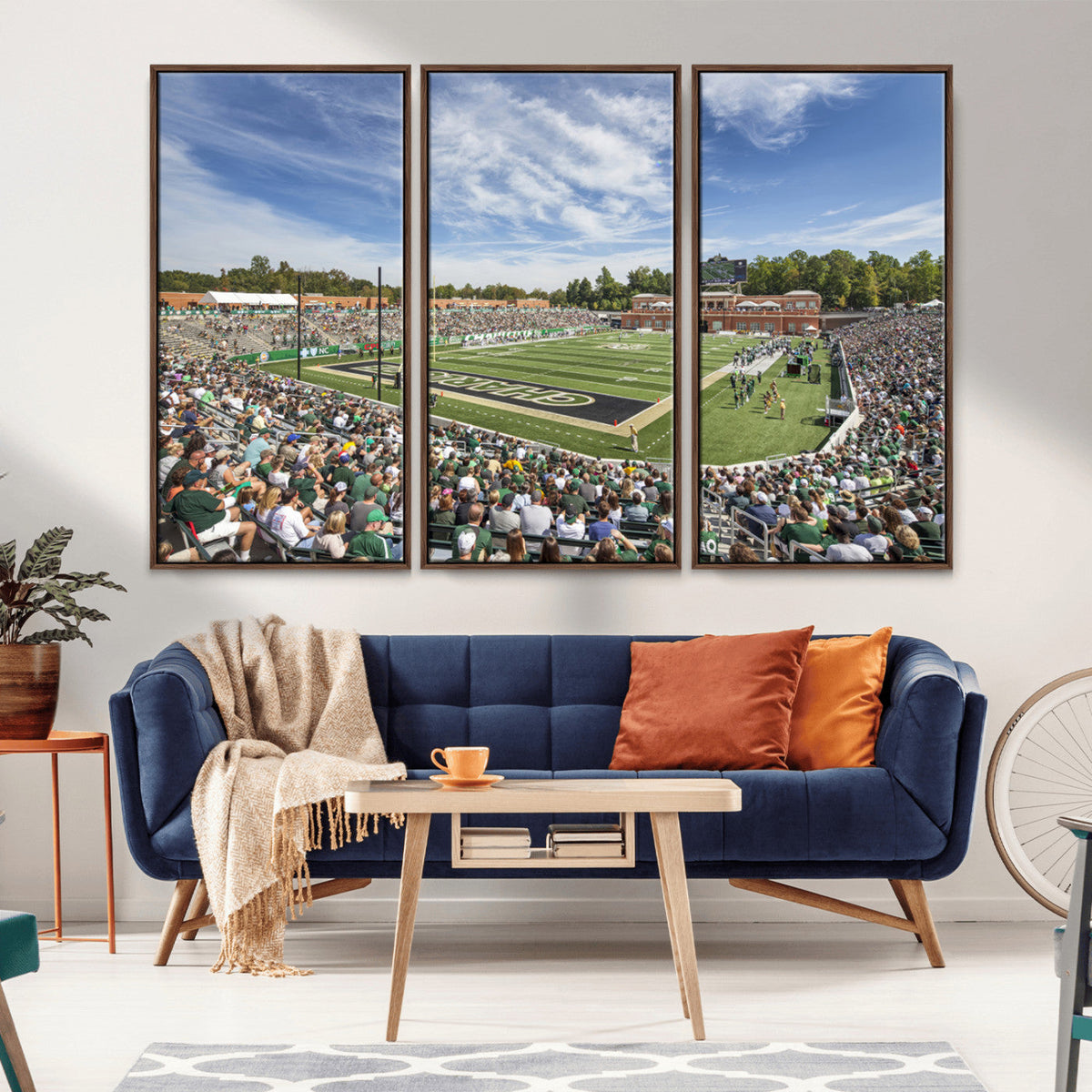 University of Charlotte 49ers Football Team Print -