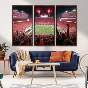 University of Nebraska Cornhuskers Football Team Print -
