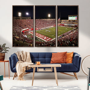 Indiana University Hoosiers Football Team Print Canvas -