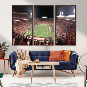University of Louisville Cardinals Football Team Print -