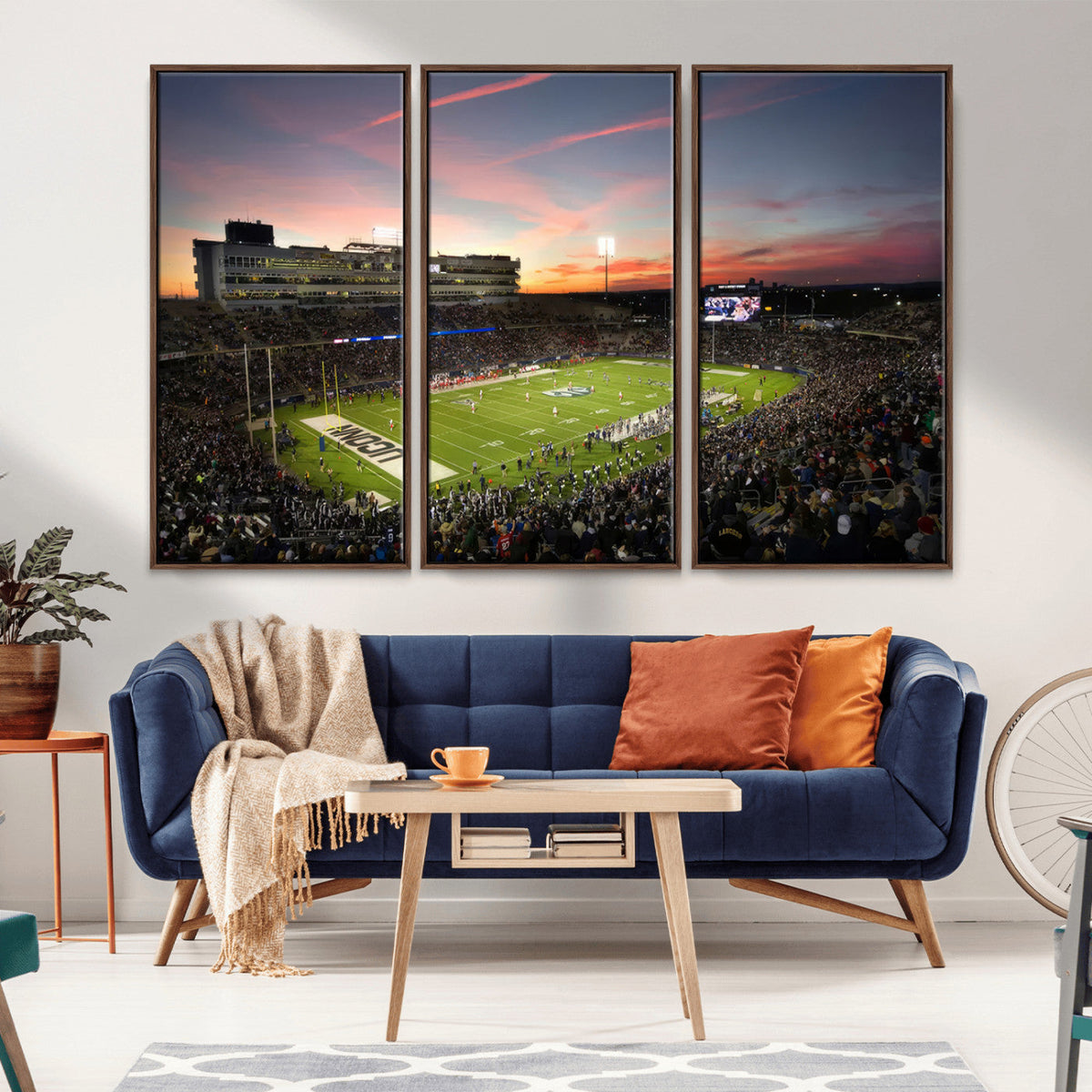The University of Connecticut UCONN Huskies Football Team