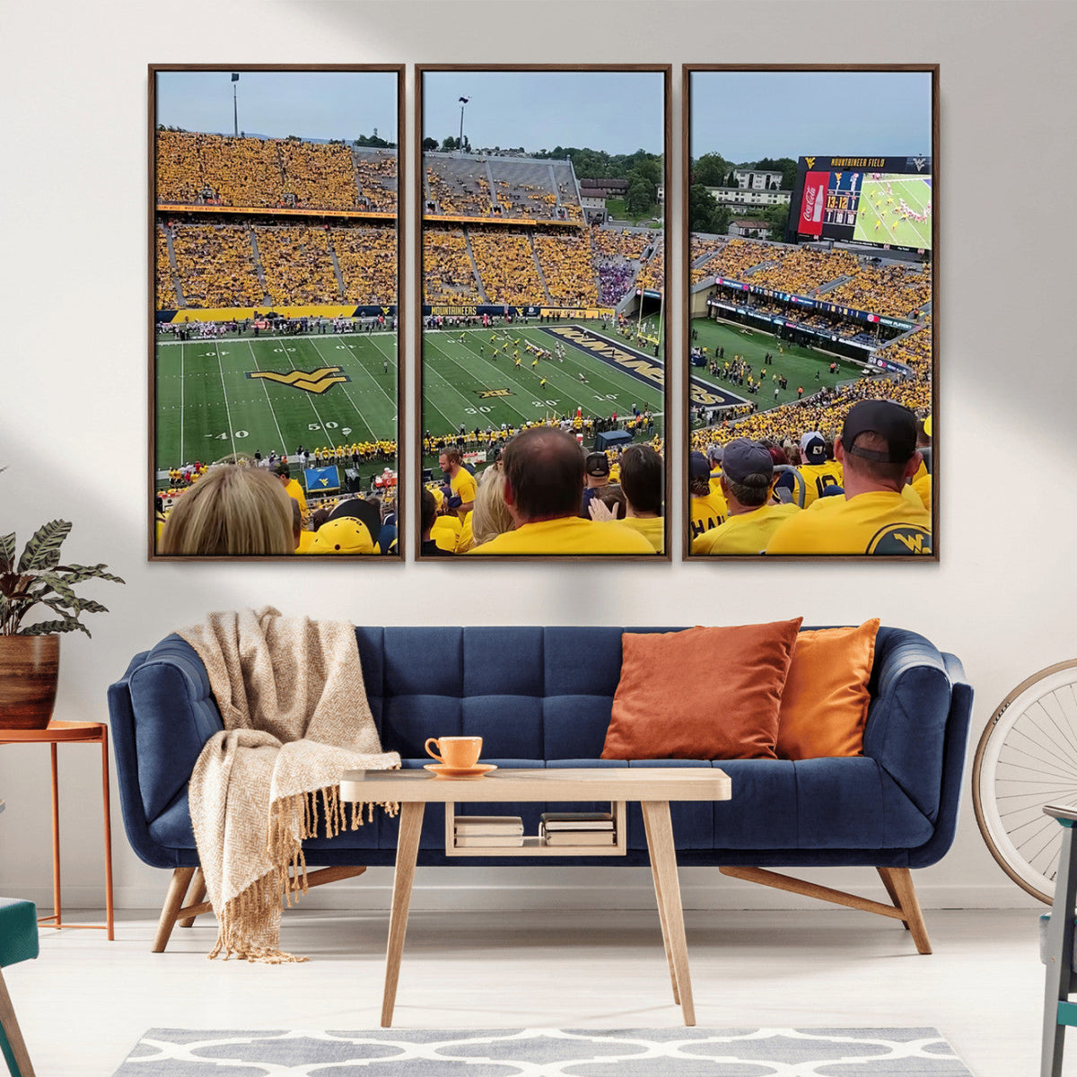 Puskar Stadium Canvas Print Wall Art - Morgantown Print -