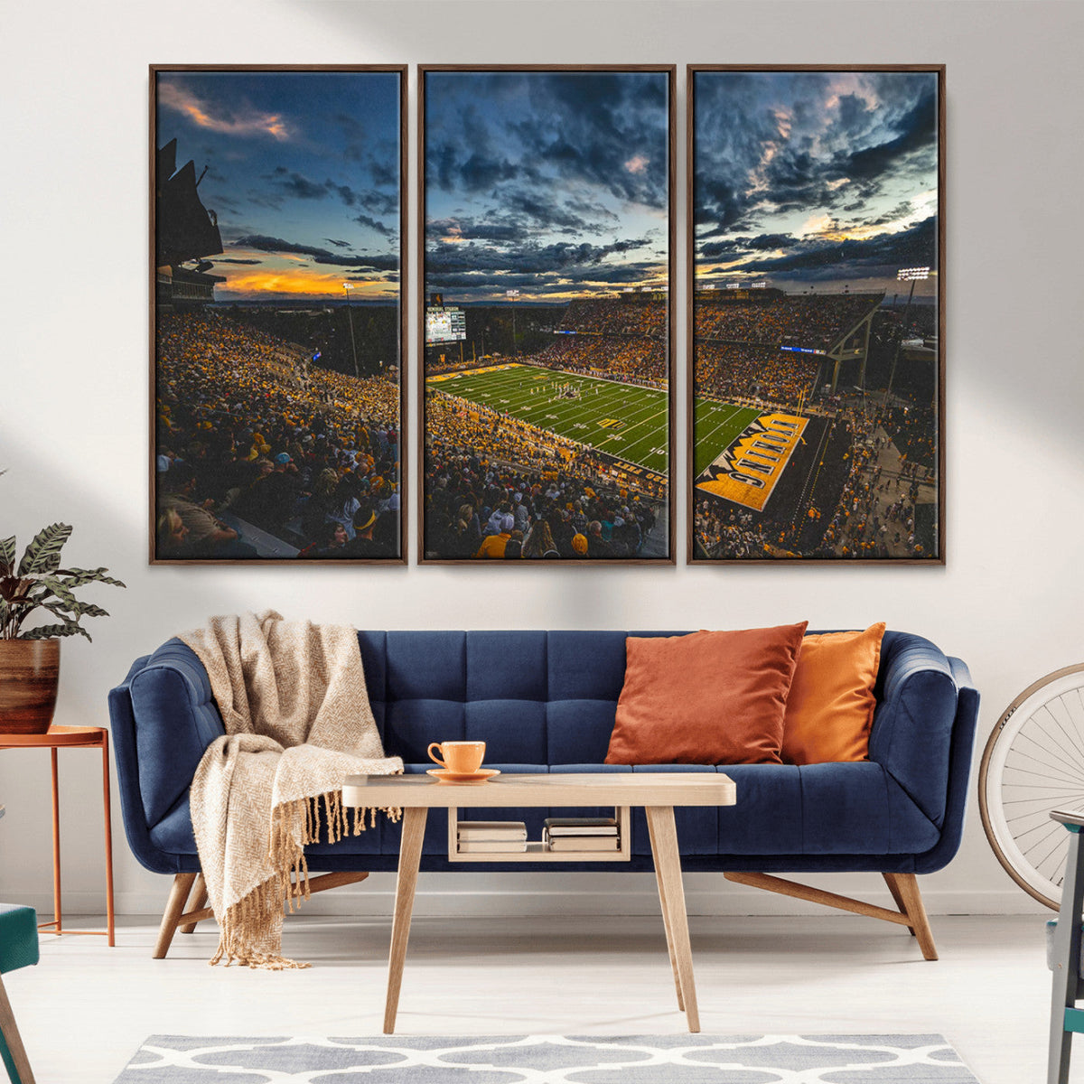 University of Wyoming Cowboys Football Team Print - Laramie