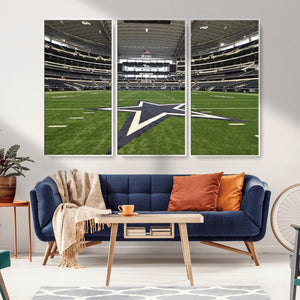 Dallas Cowboys Football Team Print - Arlington AT&T Stadium