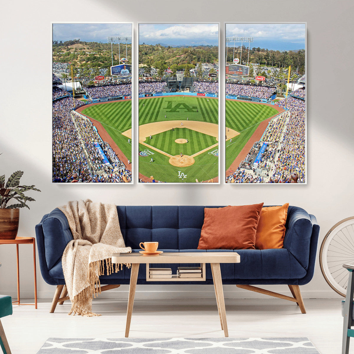Citi Field Wall Art Print | 3-Panel New York Mets Baseball