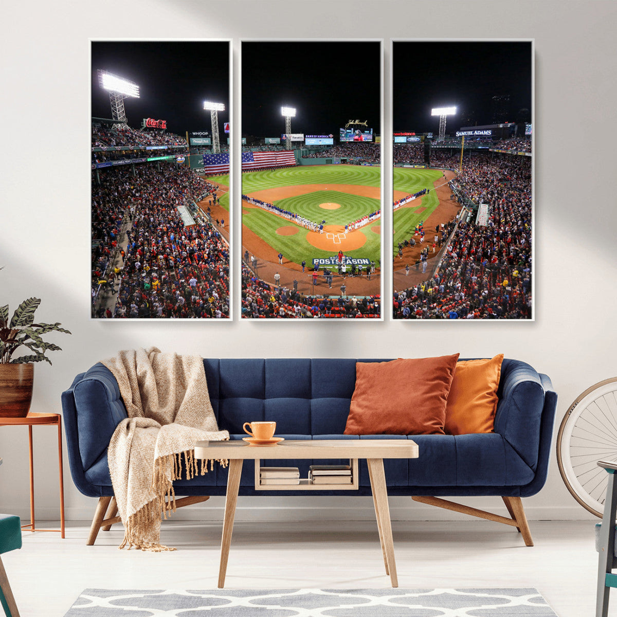 Fenway Park Wall Art Canvas Print | Large Baseball Stadium