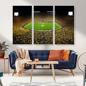 Stadium in Michigan Wall Art Canvas Print, Framed American