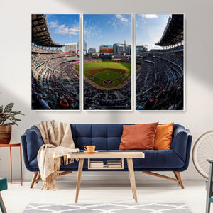 Truist Park Stadium Canvas Wall Art - Atlanta Braves Game