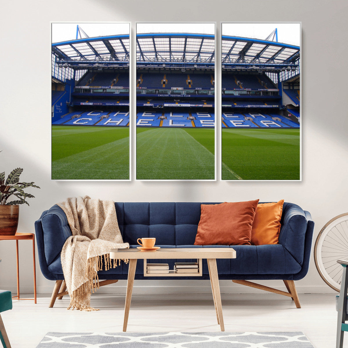 Stamford Bridge Chelsea Football Stadium Canvas Wall Art