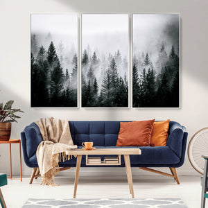 Tropical Shoreline Wall Art Canvas Print – Framed Surfer