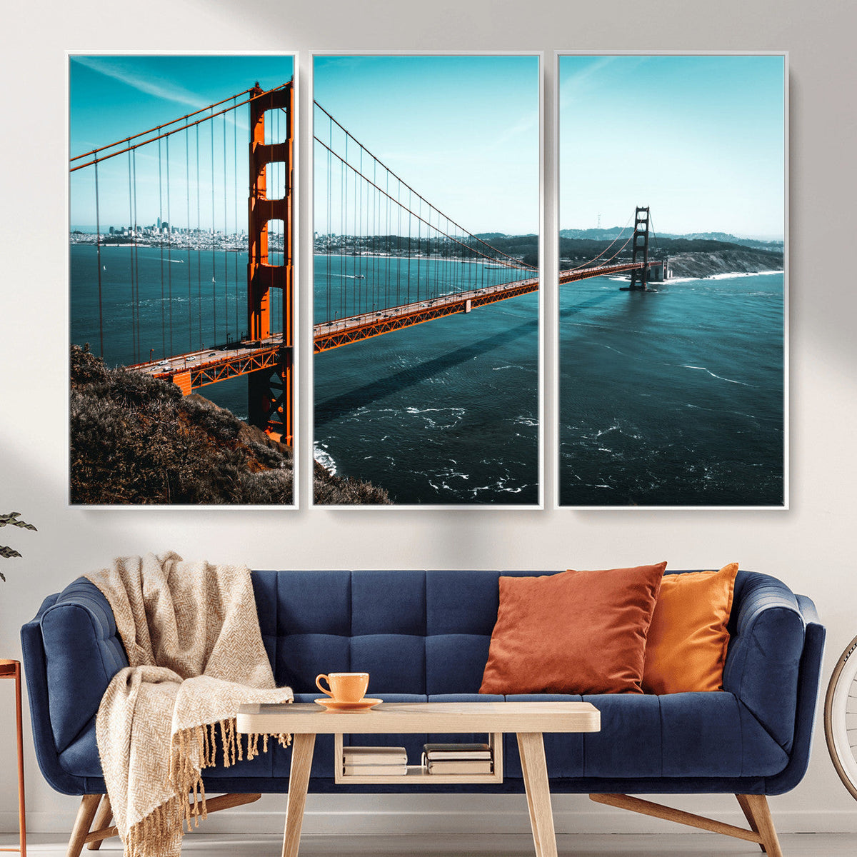 Golden Gate Bridge Wall Art Canvas Print – San Francisco