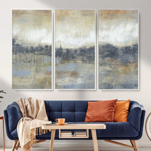 Abstract Neutral Landscape Painting Wall Art