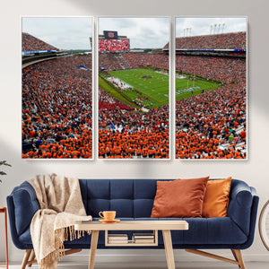 Auburn Stadium Wall Art Canvas Print, Jordan Hare Stadium