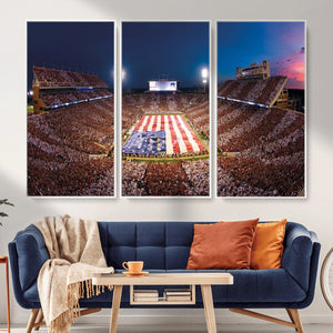 Oklahoma Memorial Stadium Wall Art Canvas Print – Oklahoma