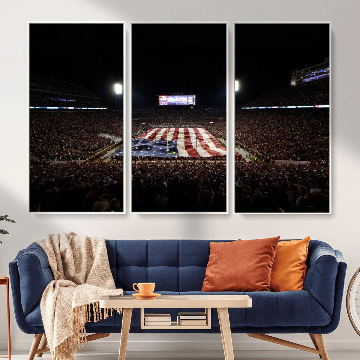Oklahoma Memorial Stadium Wall Art Canvas Print – Oklahoma