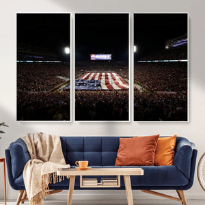 Oklahoma Memorial Stadium Wall Art Canvas Print – Oklahoma