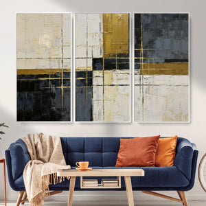 Geometric Abstract Wall Art Canvas Print