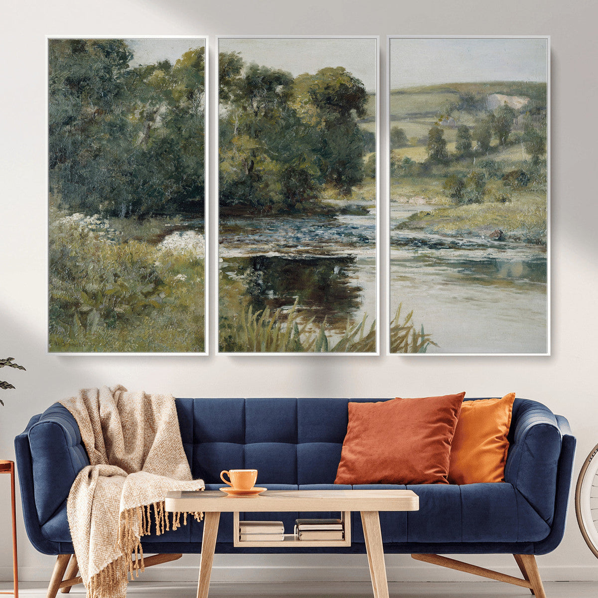 Streamside by Edward Mitchell Bannister Wall Art Canvas