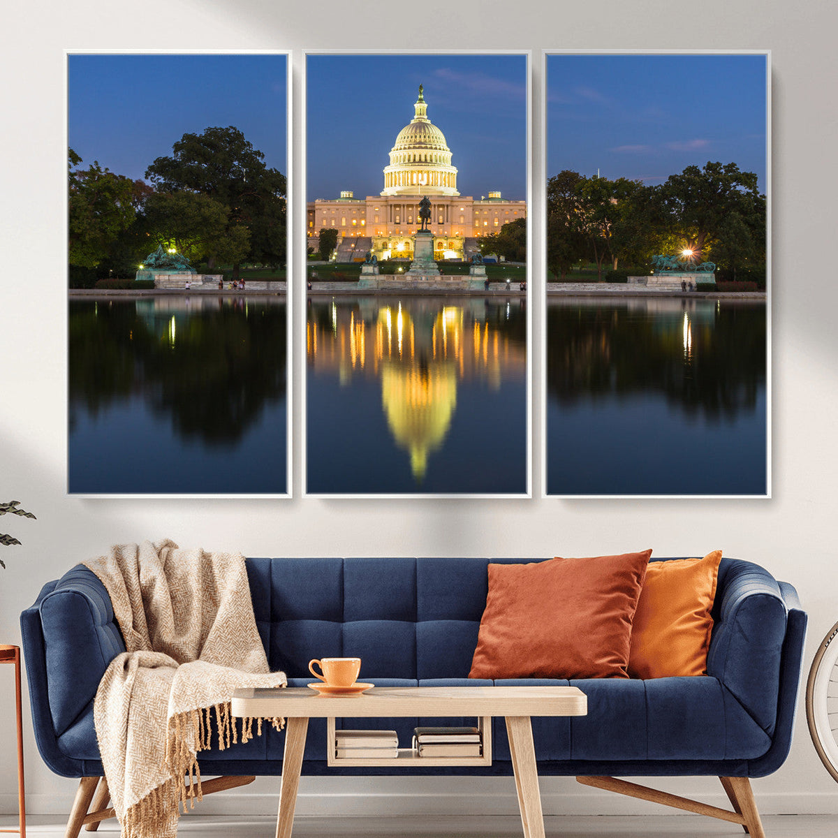 US Capitol Building Wall Art Canvas Print – Washington DC