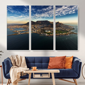 Cape Town Skyline Wall Art Canvas Print – Table Mountain
