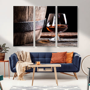 Scots Whiskey Wall Art Canvas Print