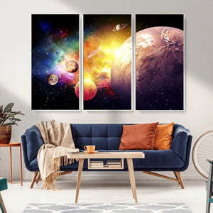 Space and Galaxy Canvas Print