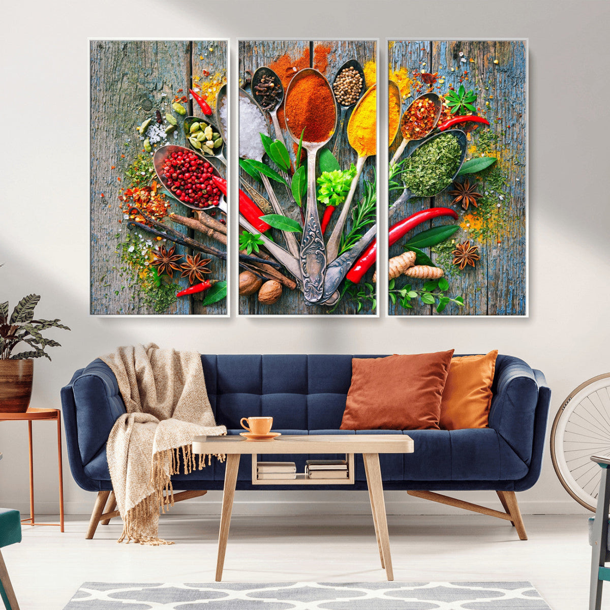 Spoonful of Spices Cooking Wall Art Canvas Print - Vibrant