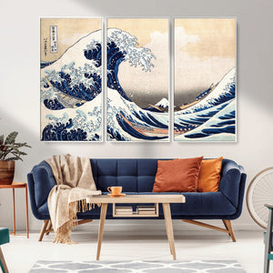 Hokusai: The Breaking Wave off Kanagawa Canvas Print