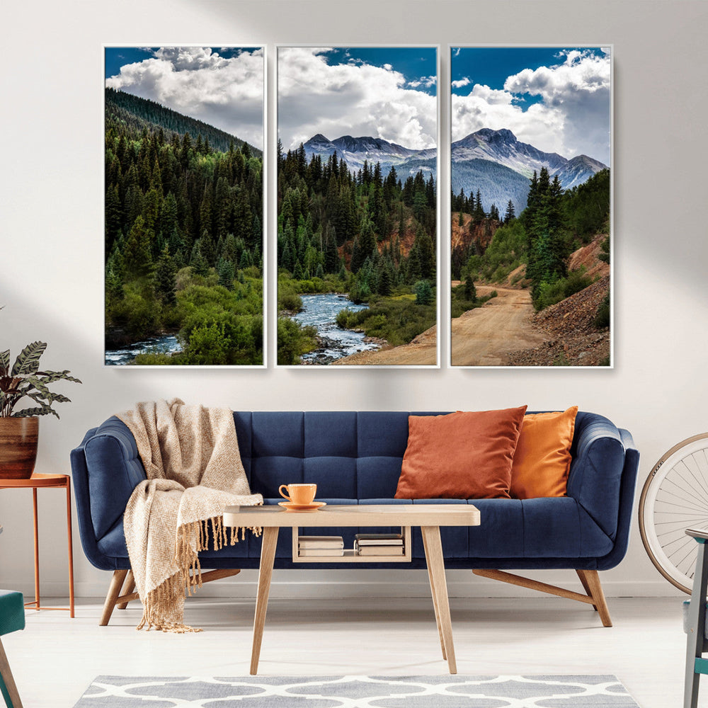 San Juan Nal Forest Wall Art Landscape Canvas Print