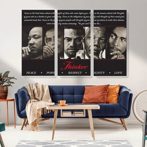Thinkers of Wall Art Canvas Print - Inspirational Wall Art