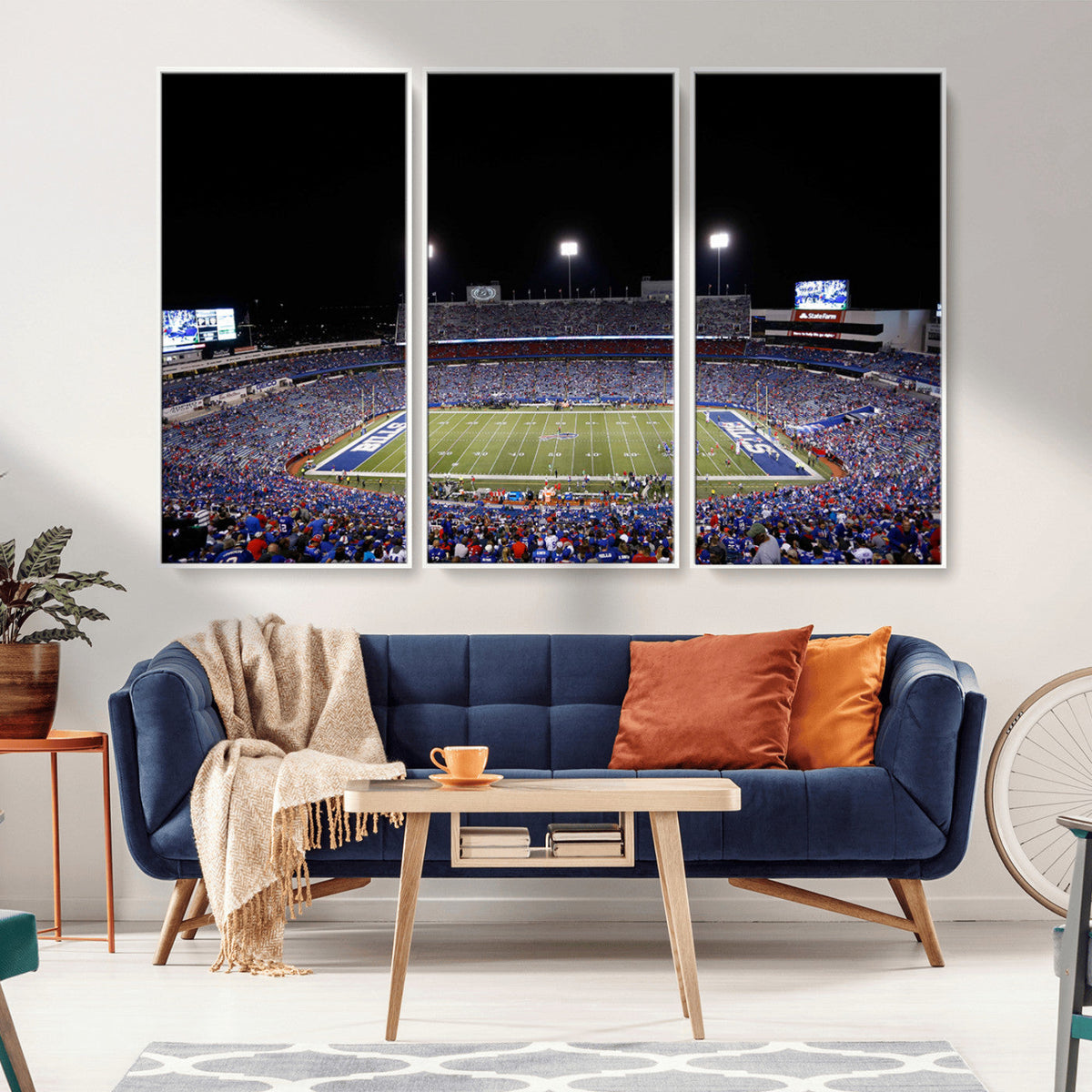 Buffalo Bills Wall Art - Buffalo Bills Stadium Canvas Print,