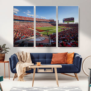 Florida Tampa Raymond James Stadium Wall Art Canvas Print -