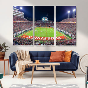 NC State Wolfpack Canvas Print - Raleigh Carter-Finley