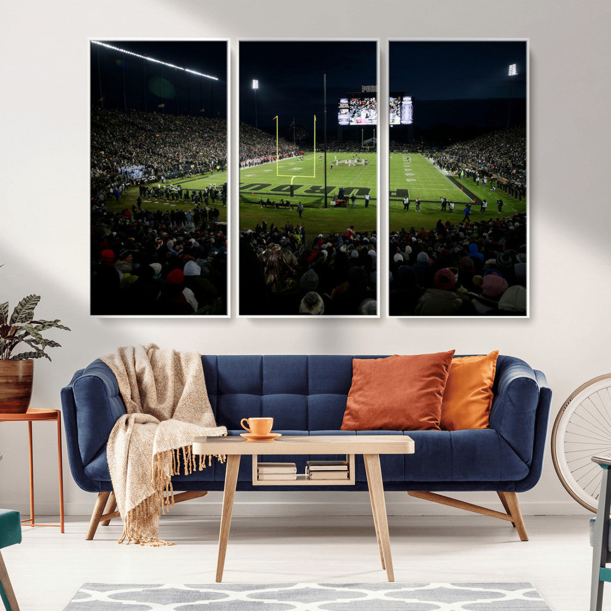 Purdue Boilermakers Football Team Print - West Lafayette