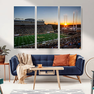 Demon Deacons Football Team Print Canvas- Winston-Salem
