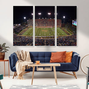 Demon Deacons Print Canvas, Football Team Print -